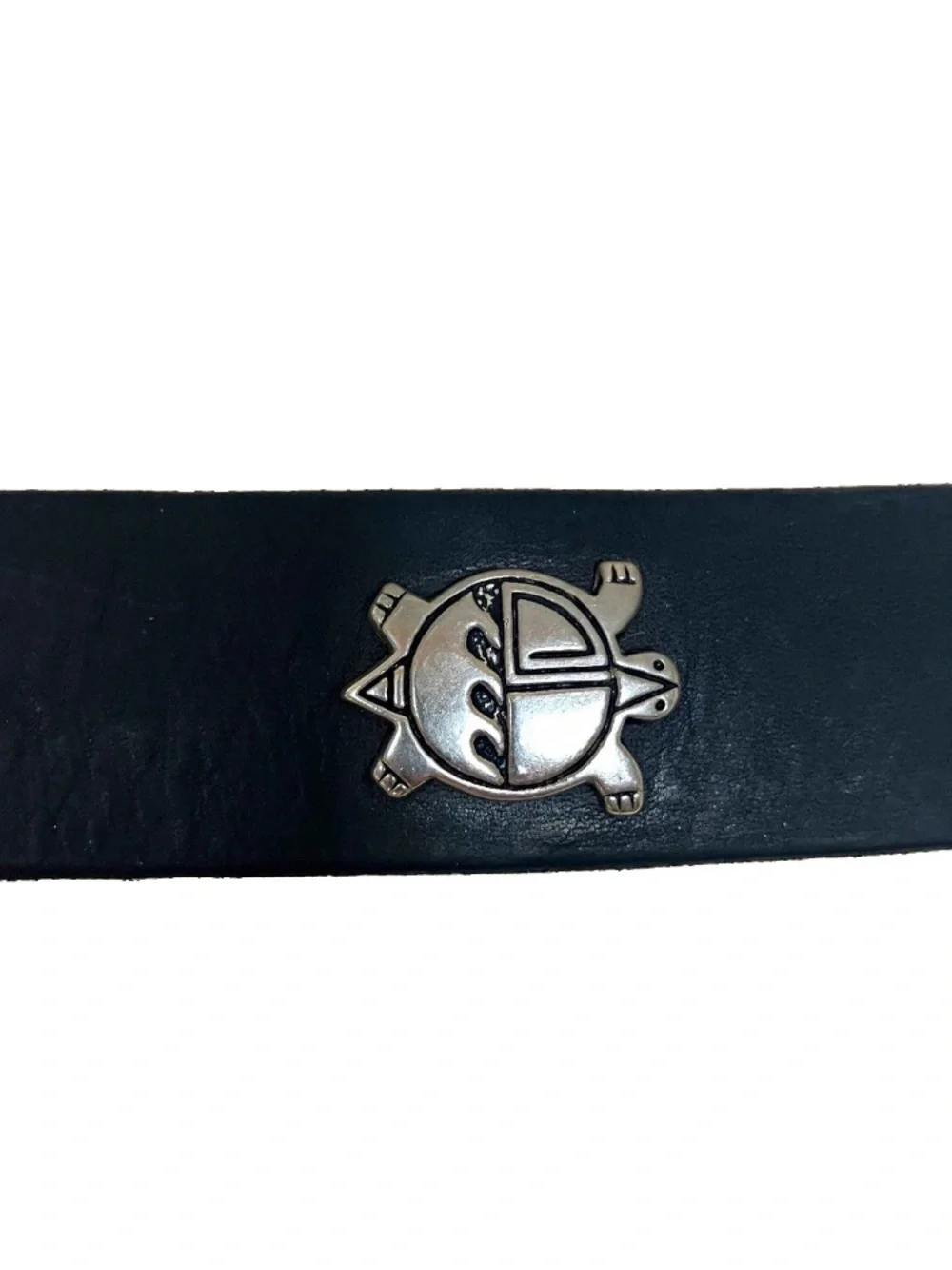 USA CONCHO buckle belt SOUTHWESTERN Native American Indian (Black)